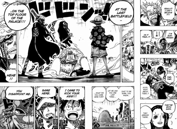 One Piece Manga Latest Chapter Chapter 758 ワンピース 私たちは 仲間 です