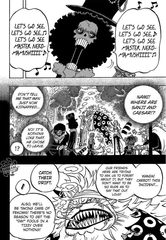 One Piece Manga Chapter 814 ワンピース 私たちは 仲間 です